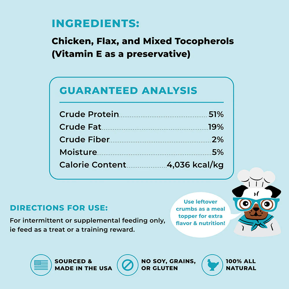 Joyride's Kitchen Premium Chicken Freeze-Dried Raw Dog Treats | 2 PACK