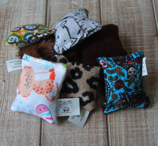 Dr. Pussums Kitten Kuddlers Catnip Pillows