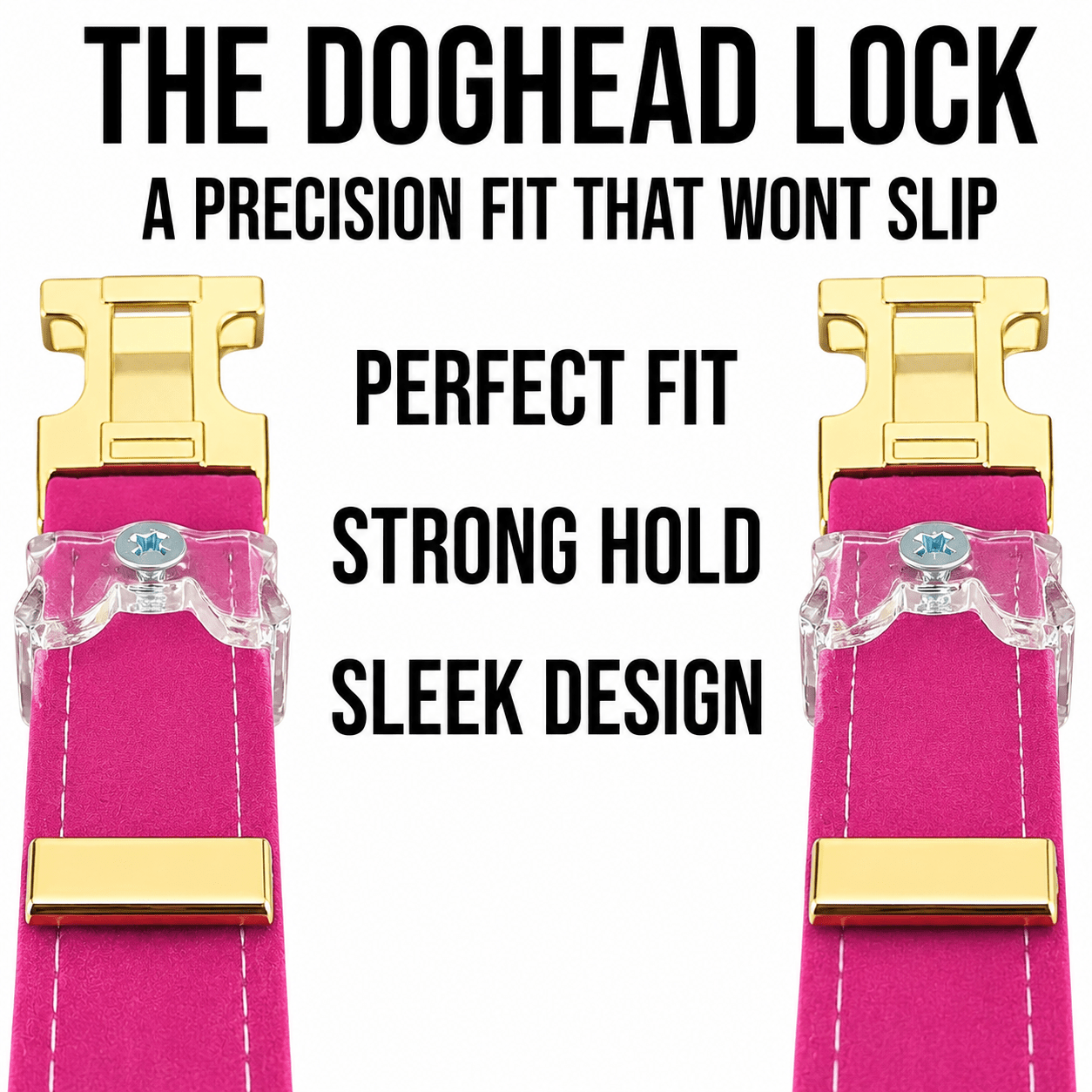 Luxe Velvet Dog Collar - Pink