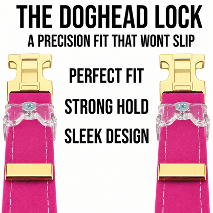 Luxe Velvet Dog Collar - Pink