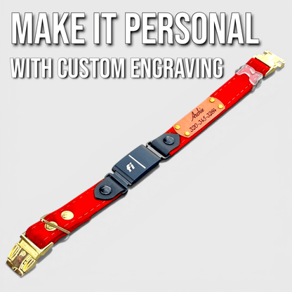 Luxe Velvet Fi-Compatible Dog Collar - Fi GPS Included