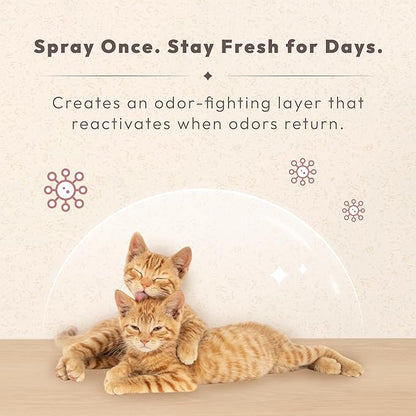 Pet Odor Eliminator Spray – Instantly Destroys Odors & Pet Smells by Innovated Ti-Oxy™. Non-toxic, Fragrance-free & Safe for Pets, Home Use. Works on Urine, Litter Boxes, Carpets -10oz