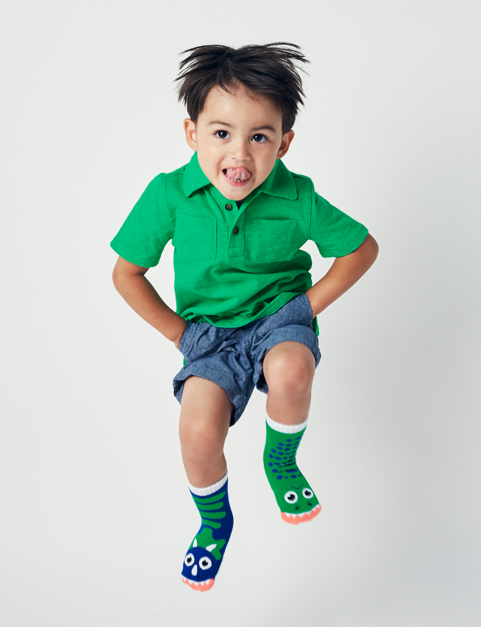 KIDS T-REX & TRICERATOPS NO SLIP SOCKS