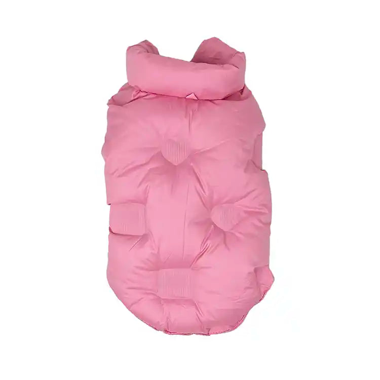 Pink Down Puffer Dog Vest