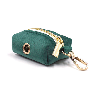 Signature Velvet Poop Bag Dispenser - Fir