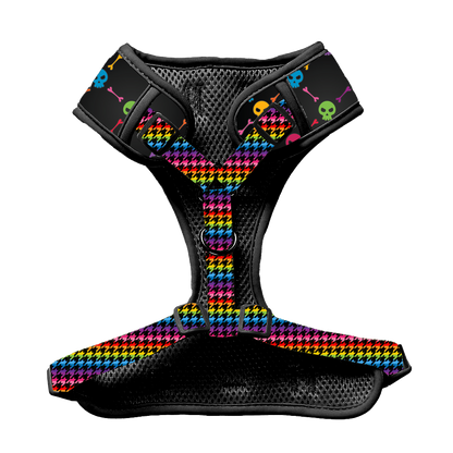 Rainbow Punk Skulls Harness