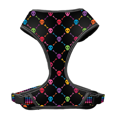 Rainbow Punk Skulls Harness