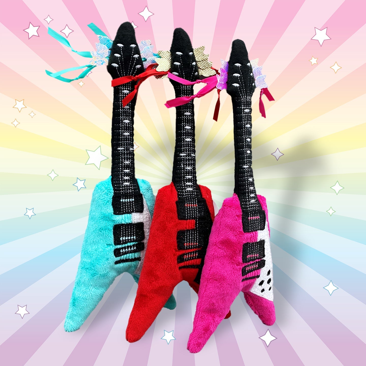 Meowsical Catnip and Crinkle Guitar