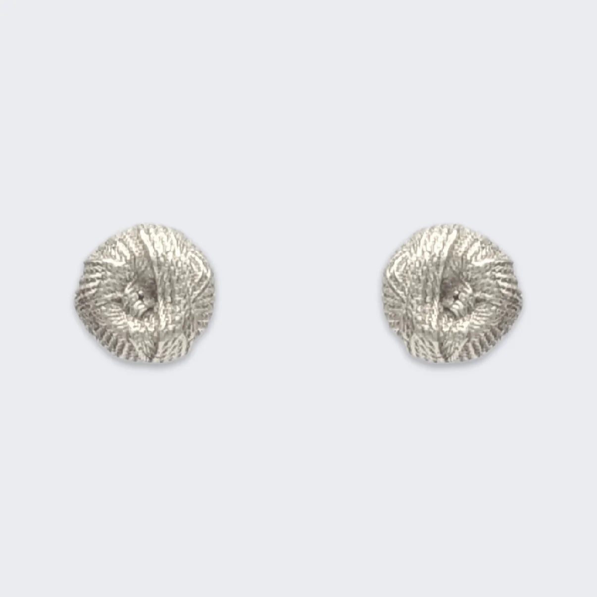 Ren Yarn Stud Earrings, Sterling Silver