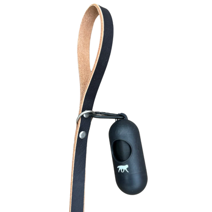 Bamboo Poop Bag Dispenser w/ 1 Compostable roll