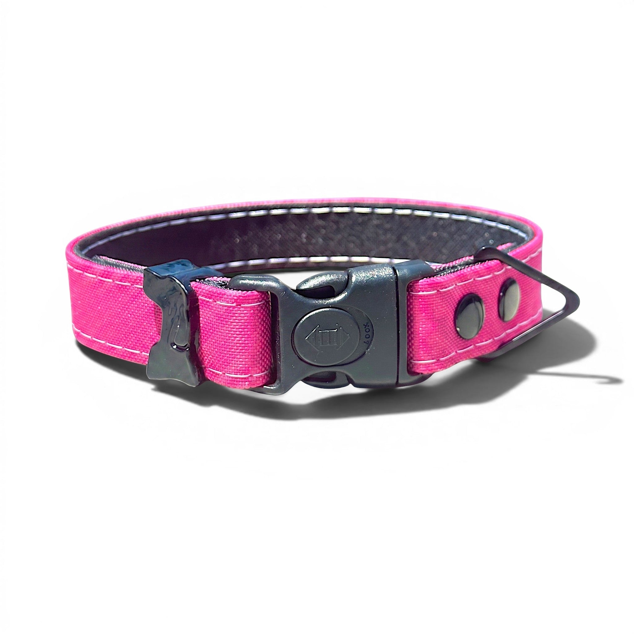 Rugged Waterproof Dog Collar - Hot Pink