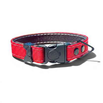 Rugged Waterproof Dog Collar - Red