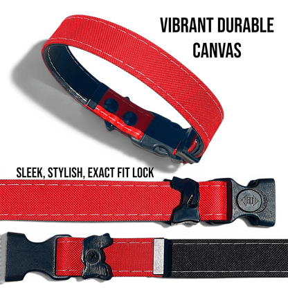 Rugged Waterproof Dog Collar - Red