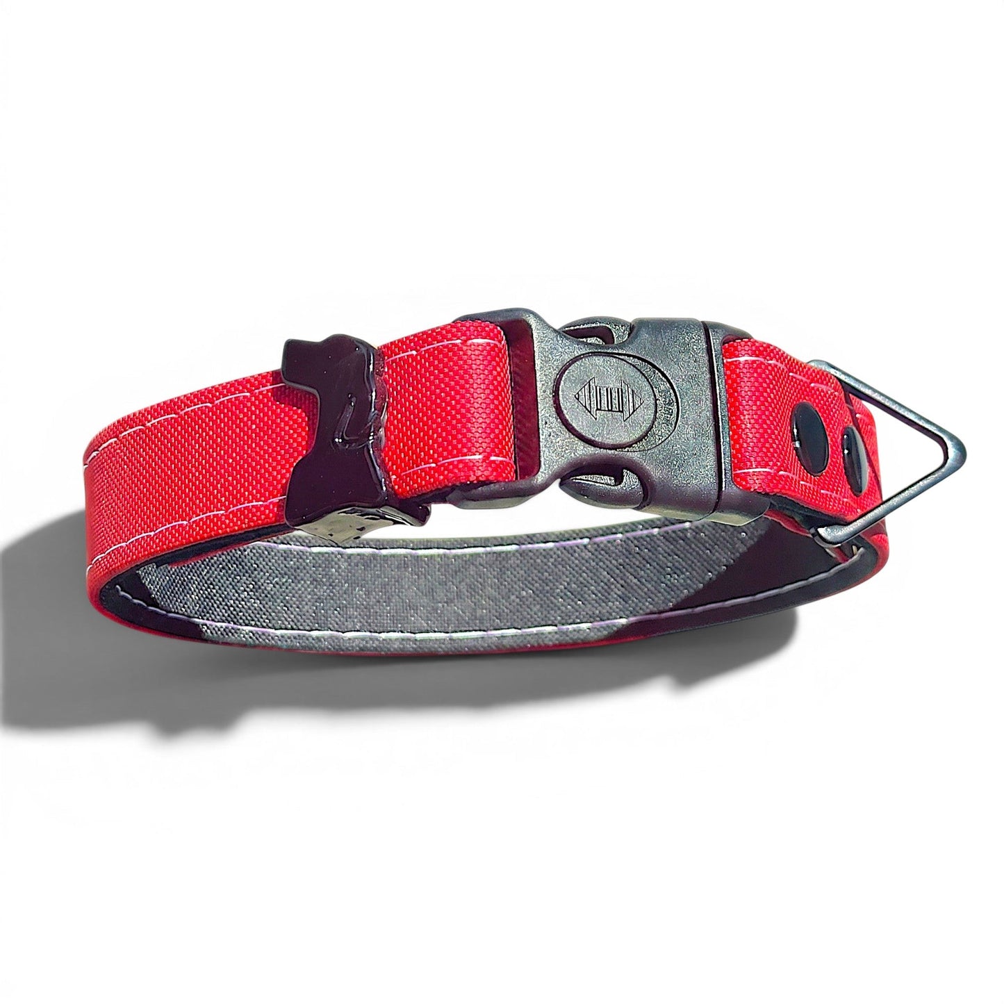 Rugged Waterproof Dog Collar - Red