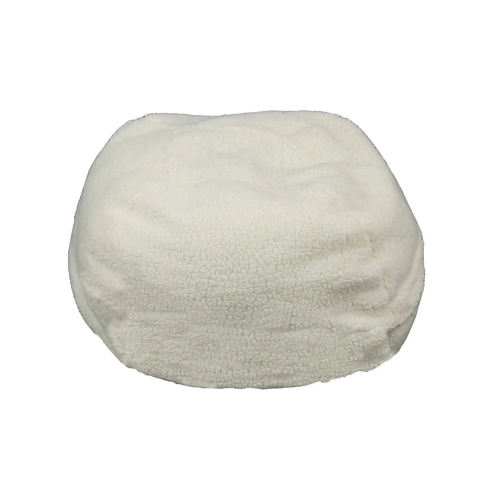 Sherpa Puff Ball Bean Bag Pet Bed