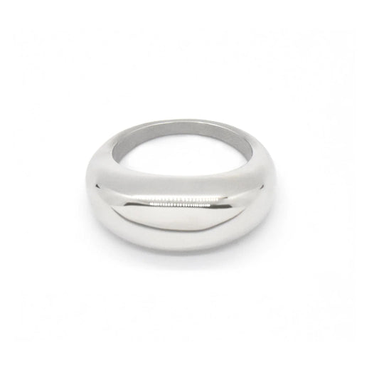 CAPRI SILVER DOME RING