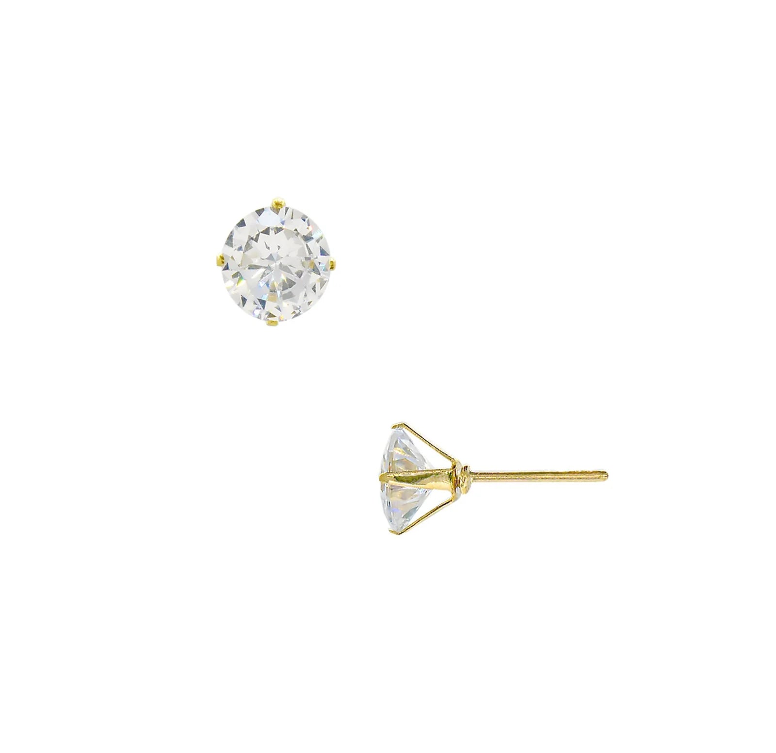 AVA GOLD CZ DIAMOND EARRINGS