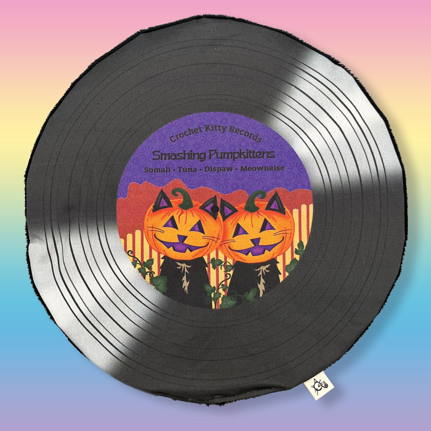 Crinkle and Catnip Record Cat Mat