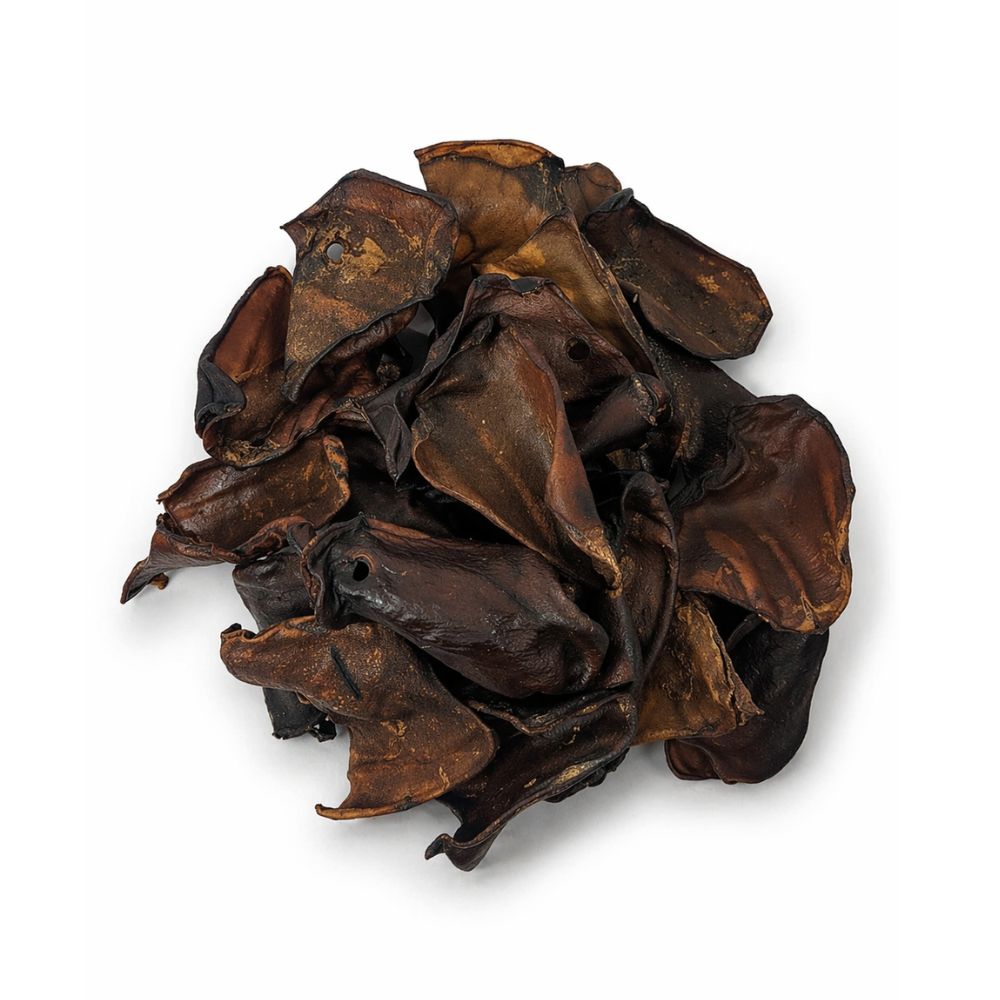 Smoked Medium Pig Ears – Bulk All-Natural Dog Chews (25-pack)