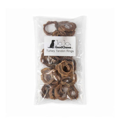 Jerky Turkey Tendon Rings (25-Pack) | Natural High-Protein Dog Chews