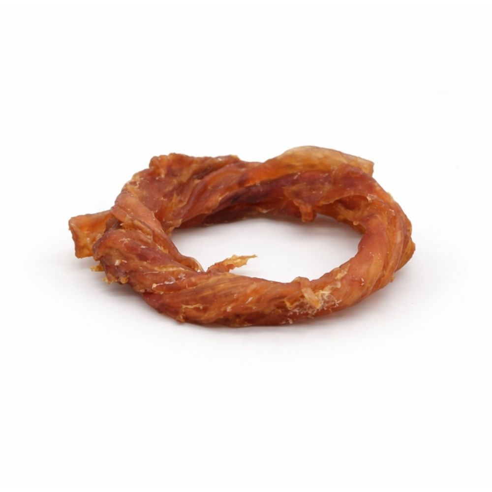 Jerky Turkey Tendon Rings (25-Pack) | Natural High-Protein Dog Chews