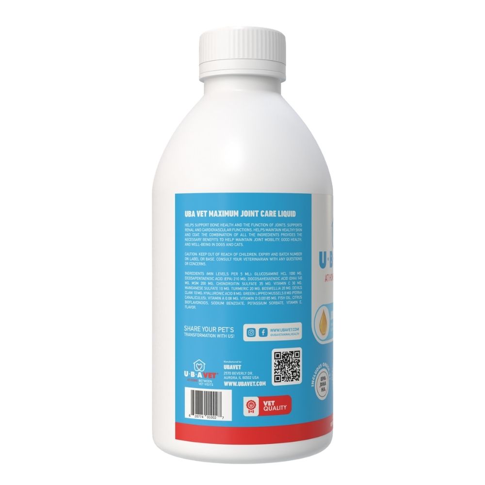 UBAVET Joint Power MEG Joint Support Liquid for Dogs & Cats