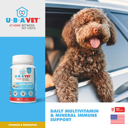 UBAVET MULTIVIT Daily Vitamin and Mineral Tablet for Dogs (90 ct)