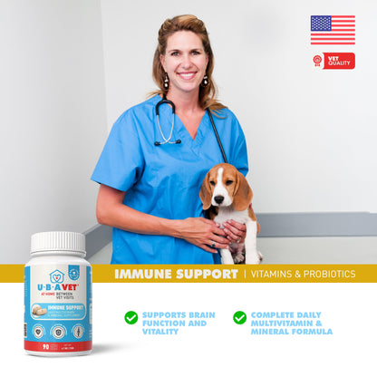 UBAVET MULTIVIT Daily Vitamin and Mineral Tablet for Dogs (90 ct)