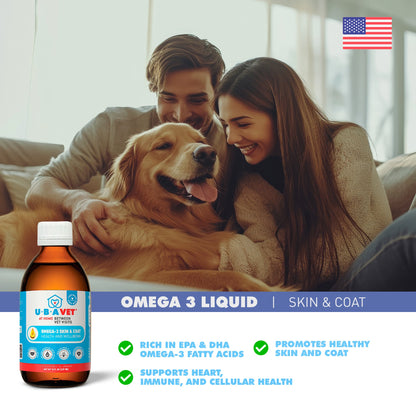 UBAVET Omega-3 Skin & Coat Health & Wellbeing Liquid