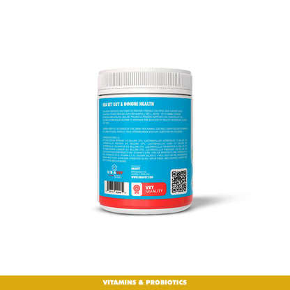 UBAVET Probiotics & Gut + Immune Health Support for Dogs