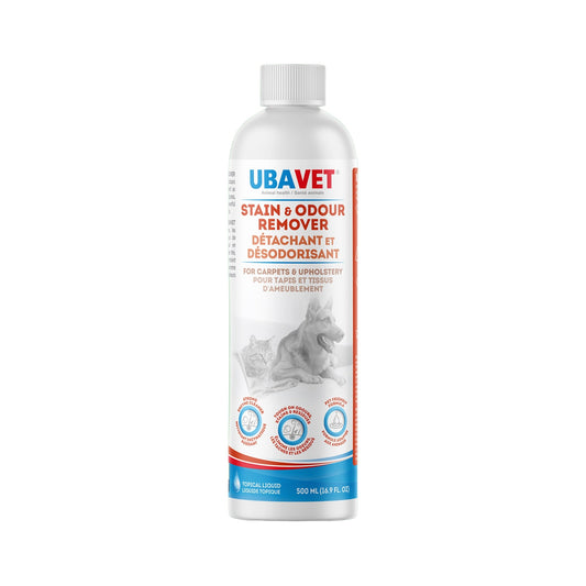 UBAVET Stain and Odor Remover for Dogs & Cats (16.9 fl oz / 500ml)