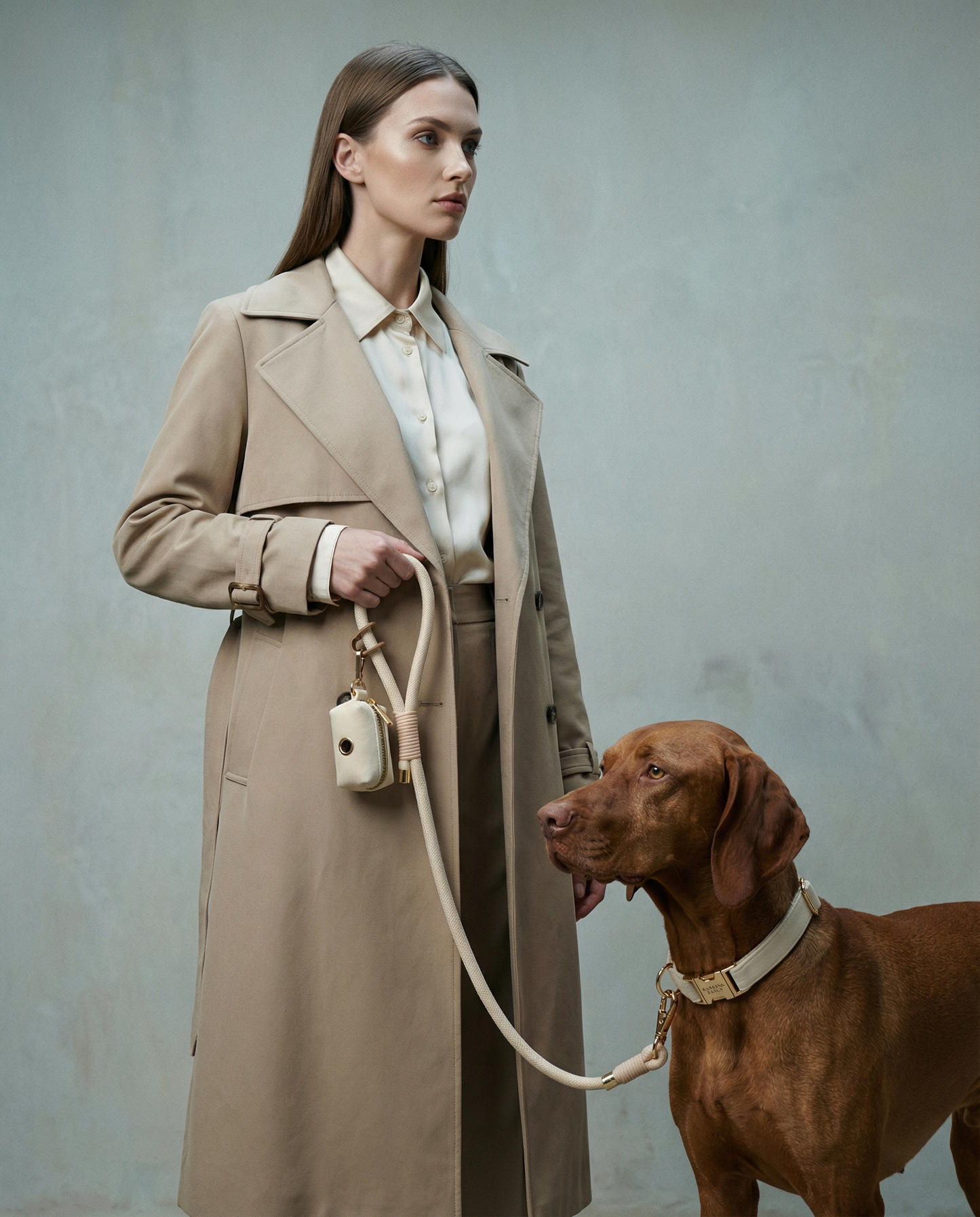 Signature Velvet Collar - Cream