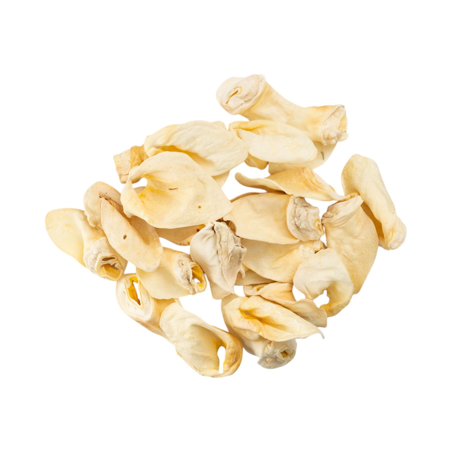Single-ingredient natural cow ear dog chew