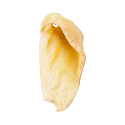 White Coned Cow Ears – All-Natural, Single-Ingredient Dog Chews (Long-Lasting & Digestible) (25-Count)