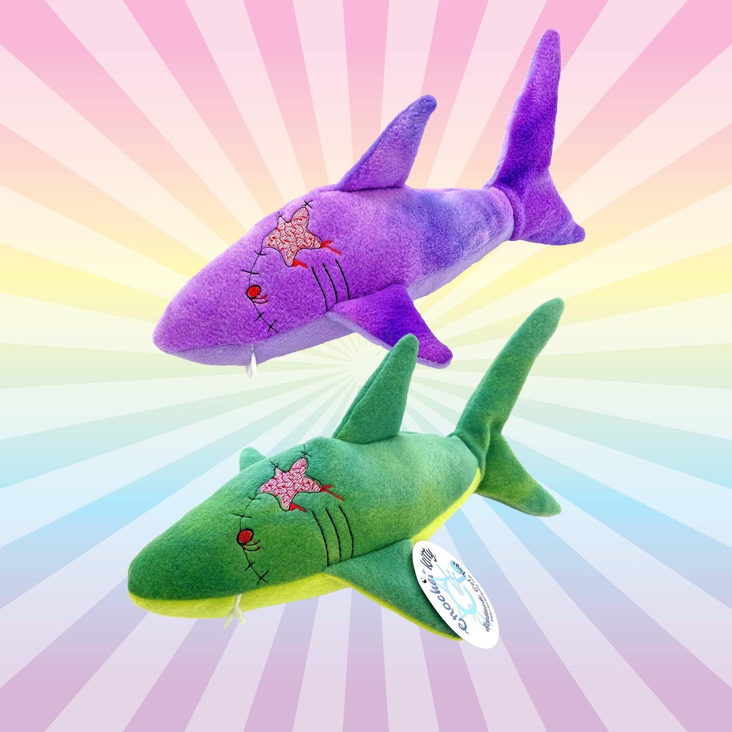 Zombie Phat Cats Kickin' Sharks